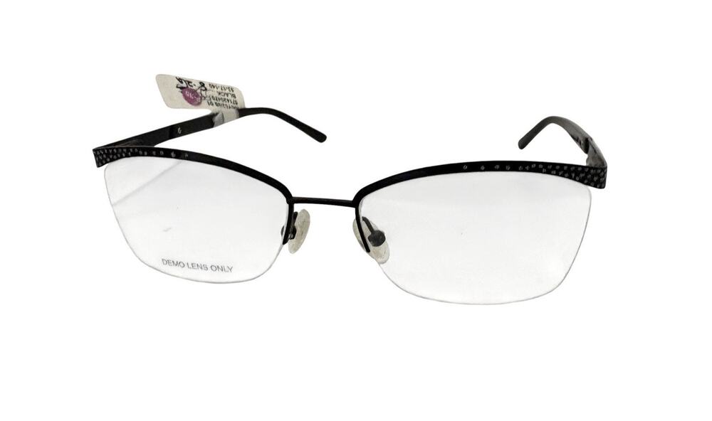 NO BRAND XRIY02NS 01 BLACK AUTHENTIC EYEGLASSES FRAMES 53-17-140
